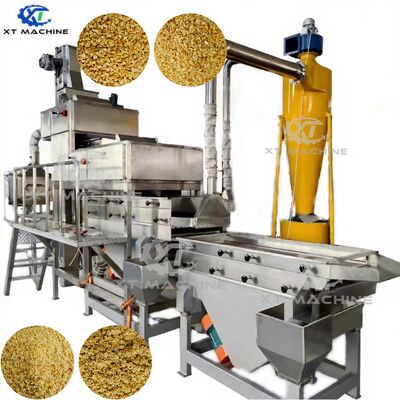 İyi bir fiyat. Endüstriyel Yer Fıstığı Doğrama Makinesi, 500kg/saat Kapasite, 7.5kw Güç ve Homojen Kuruyemiş İşleme için 2 Aşamalı Doğrama çevrimiçi