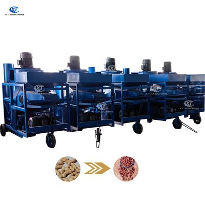 İyi bir fiyat. Profesyonel 5000kg/sa Kapasiteli Yer Fıstığı Kabuk Soyma Makinesi, %99 Soyma Oranı ve 380V 50Hz 3 Faz Güç çevrimiçi