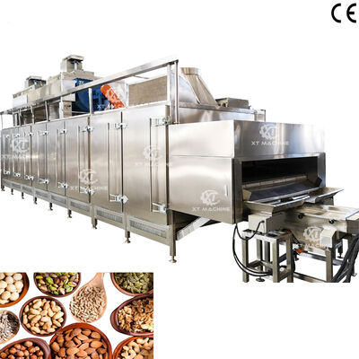 İyi bir fiyat. Tam Otomatik Fındık Kızartma Makinesi Düzenlenebilir Kızartma Bölümleri için PLC Akıllı Kontrolüyle Pistachio Kızartma Makinesi çevrimiçi