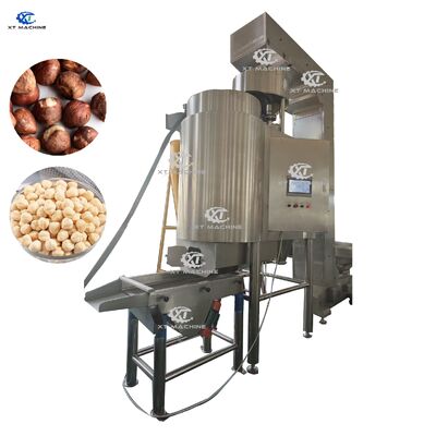İyi bir fiyat. 500-600kg/h Yüksek Verimlilikli Fıstık/Pistachio/Fındık Blanching Makinesi PLC Kontrolü ve SUS304 Malzemesi çevrimiçi