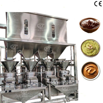 İyi bir fiyat. 2000kg/h SUS304 Kaju fındığı Fıstık ezmesi öğütme makinesi gıda işleme tesislerinde ultra ince öğütme için çevrimiçi