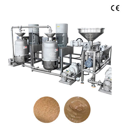 İyi bir fiyat. Endüstriyel SUS304 Paslanmaz Çelik Kesme ve Fırlatma Makinesi Fındık Tereyağı için 200-300 Mesh Finesity ve 1000-1500Kg/h Kapasite çevrimiçi