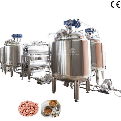 Özelleştirilmiş İşleme Kapasiteli ve Isıtma İzolasyonlu Düşük Fiyatlı Fıstık Ezmesi Karıştırma/Soğutma/Gaz Giderme Tankı