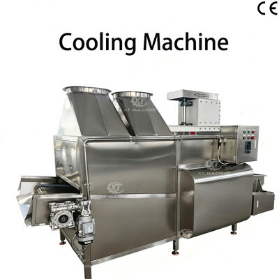 İyi bir fiyat. 500-1500Kg/h Kızarmış Badem Fıstık Soğutma Makinesi Elektrikli Isıtmalı Ticari Soğutma Makinesi çevrimiçi