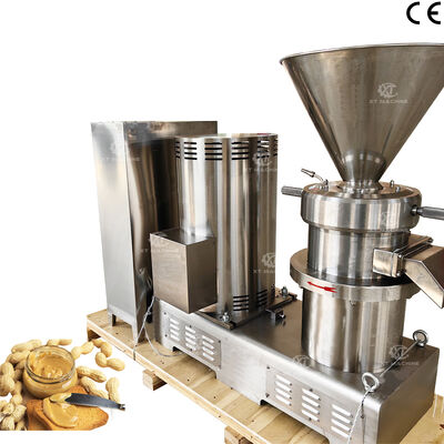 İyi bir fiyat. 100kg/h-200kg/h SS304 Fıstık ezmesi Kolloid Mill Cashew Pistachio Pasta öğütme makinesi verimli fındık ezmesi işleme çevrimiçi