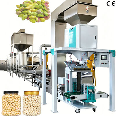 İyi bir fiyat. Özelleştirilebilir 500kg/h-1000kg/h Fıstık Kavurma ve Haşlama Üretim Hattı Fındık İşleme Tesisleri için Fıstık Soyma Makinesi çevrimiçi