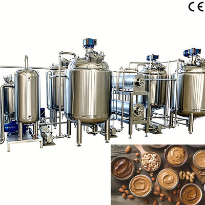 İyi bir fiyat. SS304 Endüstriyel emülsifikasyon ısıtma ve yalıtım karıştırma tankı için gazdan arındırma ile fıstık ezmesi karıştırma/soğutma tankı çevrimiçi