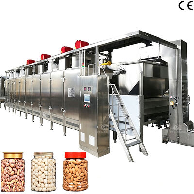 İyi bir fiyat. Yüksek Kaliteli Kaju Fıstığı Japon Fasulyesi Kavurma Makinesi Otomatik Kuruyemiş Kavurucu 500kg/saat-2000kg/saat Gıda İşleme İçin çevrimiçi