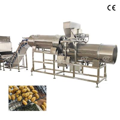 Endüstriyel Yüksek Hızlı Hamur Kaplı Yer Fıstığı Burger Şekillendirme Makinesi PLC Kontrollü Şişirilmiş Kuruyemiş Atıştırmalık Üretim Ekipmanı