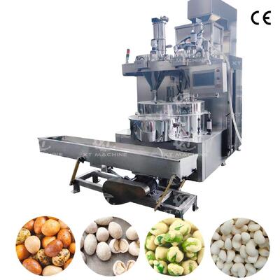 İyi bir fiyat. Ticari Otomatik Fındık Kaplama Makinesi 500-1000kg/h Fındık Şekerleme Kaplama İşleme Ekipmanı için PLC Sistemi Çevrimiçi